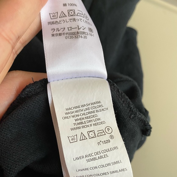 Lightly worn black/red Ralph Lauren polo - Picture 8 of 9
